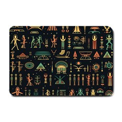 Hieroglyphs Space Small Doormat by Ndabl3x