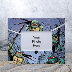 Teenage Mutant Ninja Turtles Comics White Tabletop Photo Frame 4 x6  by Sarkoni