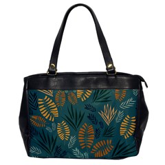 Leaves Pattern Texture Plant Oversize Office Handbag by Grandong