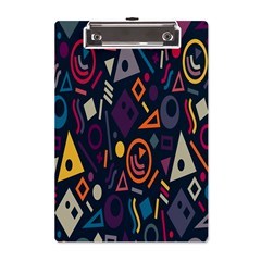 Inspired By The Colours And Shapes A5 Acrylic Clipboard by nateshop