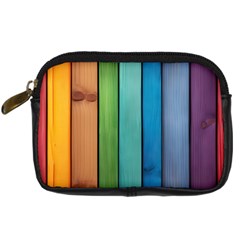 Rainbow Digital Camera Leather Case by zappwaits