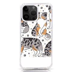 Australian Shepherd Dog T- Shirt Australian Shepherd Dog Illustration T- Shirt Iphone 14 Pro Max Tpu Uv Print Case by hizuto