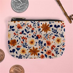 Boho Flowers Seamless Patternn Mini Coin Purse by Jack14