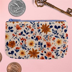 Boho Flowers Seamless Patternn Large Coin Purse by Jack14