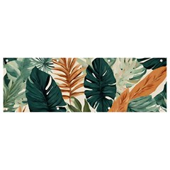 Tropical Leaf Banner And Sign 9  X 3  by Jack14