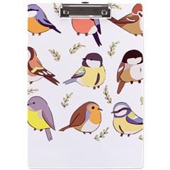 Birds Illustration T- Shirt Cute European Birds Illustration T- Shirt (1) Yoga Reflexion Pose T- Shirtyoga Reflexion Pose T- Shirt A4 Acrylic Clipboard by hizuto