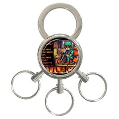 A Little Cat 3-ring Key Chain by Internationalstore