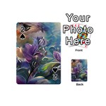 Abstract Blossoms  Playing Cards 54 Designs (Mini) Front - Spade2