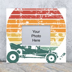 Vintage Rc Cars T- Shirt Vintage Sunset  Classic Rc Buggy Racing Cars Addict T- Shirt White Wall Photo Frame 5  X 7  by ZUXUMI