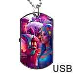 Fantasy Arts  Dog Tag USB Flash (Two Sides) Front