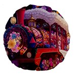 Fantasy  Large 18  Premium Round Cushions Back