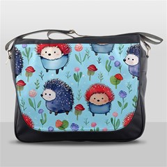 Hedgehogs Animal Messenger Bag by Pakjumat