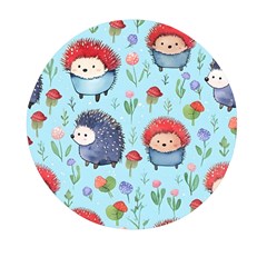 Hedgehogs Animal Mini Round Pill Box (pack Of 3) by Pakjumat