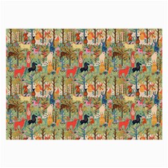 Animal Forest Pattern Large Glasses Cloth (2 Sides) by Pakjumat