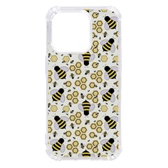 Bee Honeycomb Honeybee Insect Iphone 14 Pro Tpu Uv Print Case by Pakjumat