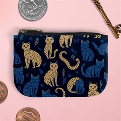 Cat Pattern Animal Mini Coin Purse by Pakjumat