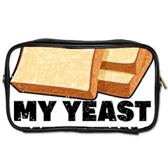 Bread Baking T- Shirt Funny Bread Baking Baker My Yeast Expecting A Bread T- Shirt (1) Toiletries Bag (two Sides) by JamesGoode