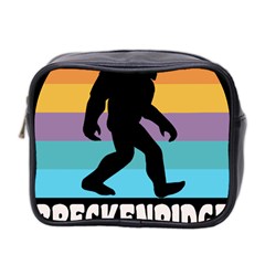 Breckenridge T- Shirt Breckenridge Colorado Bigfoot Sasquatch Retro Sunset T- Shirt Mini Toiletries Bag (two Sides) by JamesGoode