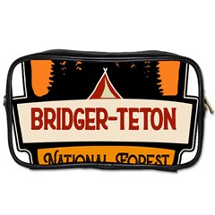 Bridger Teton T- Shirt Bridger Teton National Forest T- Shirt Toiletries Bag (one Side) by JamesGoode