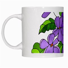 Flowers Art T- Shirtflowers T- Shirt (4) White Mug by ZUXUMI