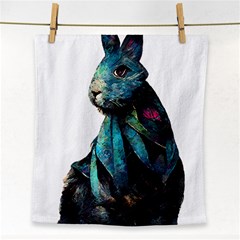 Rabbit T-shirtrabbit Watercolor Painting #rabbit T-shirt Face Towel by EnriqueJohnson