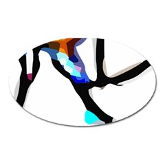 Abstract Art Sport Women Tennis  Shirt Abstract Art Sport Women Tennis  Shirt (4)14 Oval Magnet by EnriqueJohnson