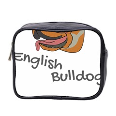 Bulldog T- Shirt Dog Face T- Shirt Mini Toiletries Bag (two Sides) by JamesGoode