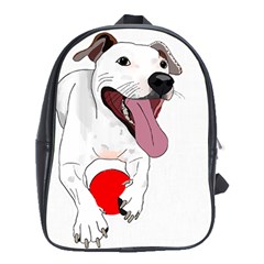 Bulldog T- Shirt Running Bulldog T- Shirt School Bag (xl) by JamesGoode