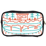 Burger T- Shirt Burger Shop In Nature T- Shirt Toiletries Bag (Two Sides) Front