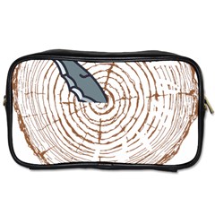 Bushcraft T- Shirt Bushcraft Wilderness Living T- Shirt Toiletries Bag (two Sides) by JamesGoode