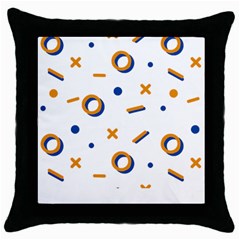 Abstract Dots And Line Pattern T- Shirt Abstract Dots And Line Pattern T- Shirt Throw Pillow Case (black) by EnriqueJohnson