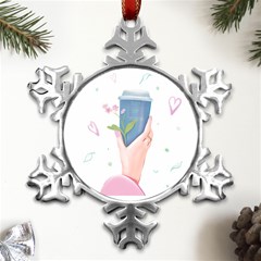 Never Stop Dreaming Metal Small Snowflake Ornament by SychEva