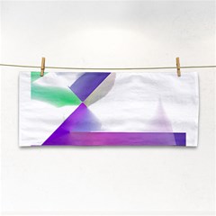 Abstract T- Shirt Purple Northern Lights Colorful Abstract T- Shirt Hand Towel by EnriqueJohnson