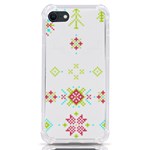 Christmas Cross Stitch Pattern Effect Holidays Symmetry iPhone SE Front