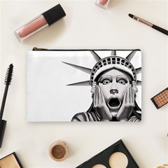 Funny Statue Of Liberty Parody Cosmetic Bag (medium) by Sarkoni