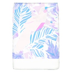 Blue T- Shirt Blue Tropical Pattern T- Shirt Removable Flap Cover (l) by EnriqueJohnson