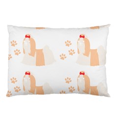 Dog Shih Tzu T- Shirtshih Tzu Dog Pattern T- Shirt Pillow Case by EnriqueJohnson