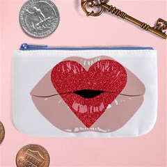 Lips -16 Large Coin Purse by SychEva