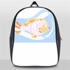 Fishing Lover T- Shirtfish T- Shirt (8) School Bag (xl) by EnriqueJohnson