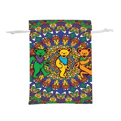 Grateful Dead Pattern Lightweight Drawstring Pouch (s) by Sarkoni