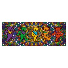 Grateful Dead Pattern Banner And Sign 8  X 3  by Sarkoni