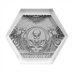 Grateful Dead Wallpapers Hexagon Wood Jewelry Box by Sarkoni