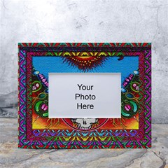 Grateful Dead Wallpapers White Tabletop Photo Frame 4 x6  by Sarkoni