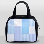 Geometric T- Shirt Blue Composition T- Shirt Classic Handbag (Two Sides) Front