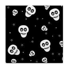 Skull Pattern Tile Coaster by Ket1n9