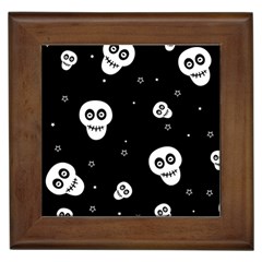 Skull Pattern Framed Tile by Ket1n9