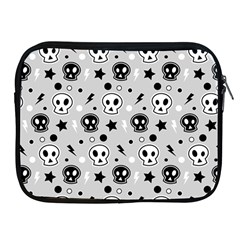 Skull-pattern- Apple Ipad 2/3/4 Zipper Cases by Ket1n9