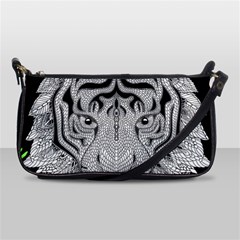 Tiger Head Shoulder Clutch Bag by Ket1n9