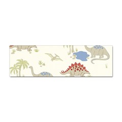 Dinosaur Art Pattern Sticker (bumper) by Ket1n9