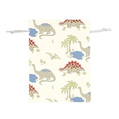 Dinosaur Art Pattern Lightweight Drawstring Pouch (l) by Ket1n9